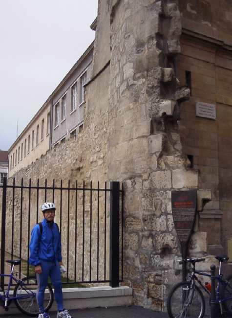 The old city wall and Paul