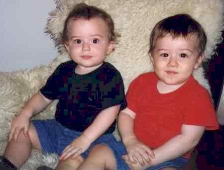 Jacob (left) and Miles