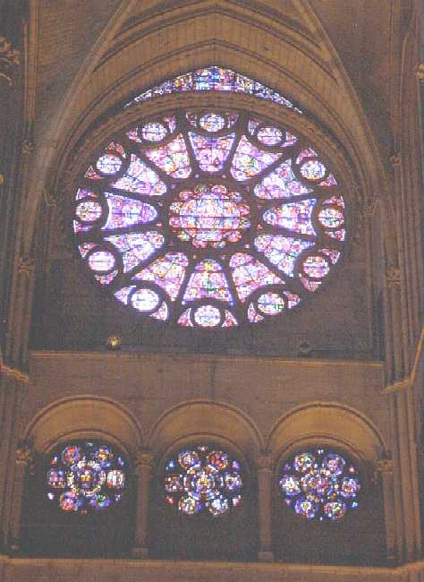 South transept rose window