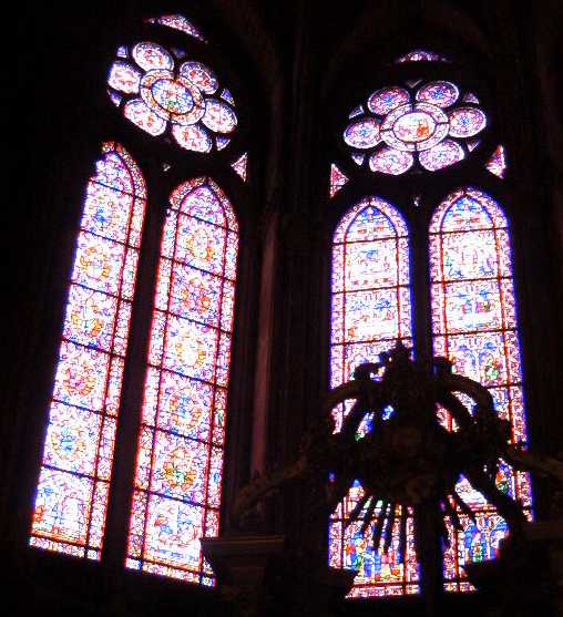 South transept glass