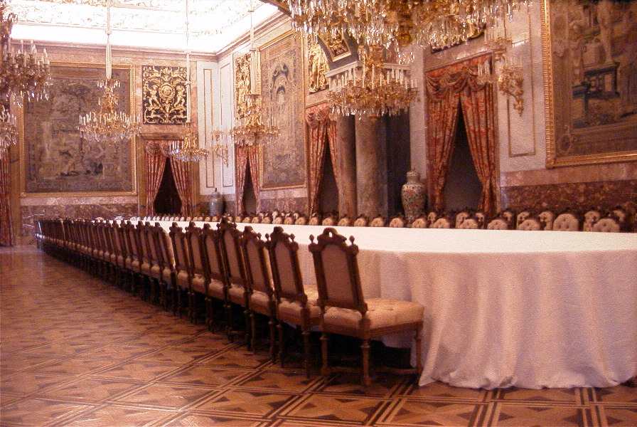 The dining room