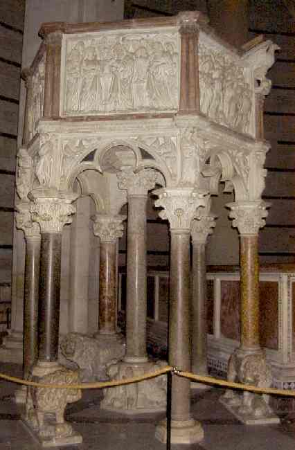 The Baptistery pulpit
