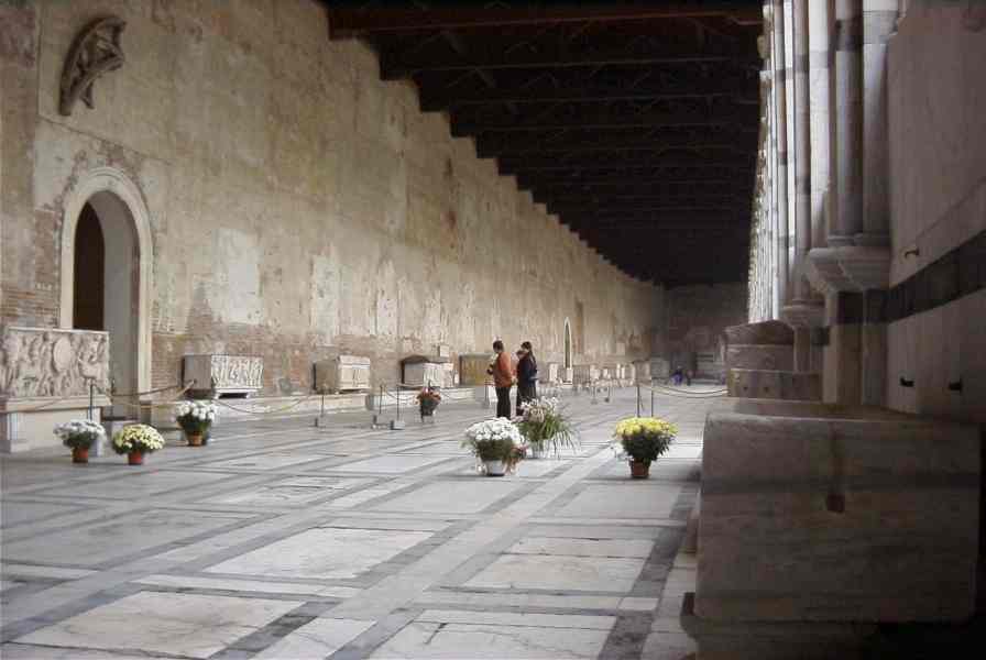 Long hallway of the north side